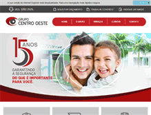 Tablet Screenshot of grupocentrooeste.com.br